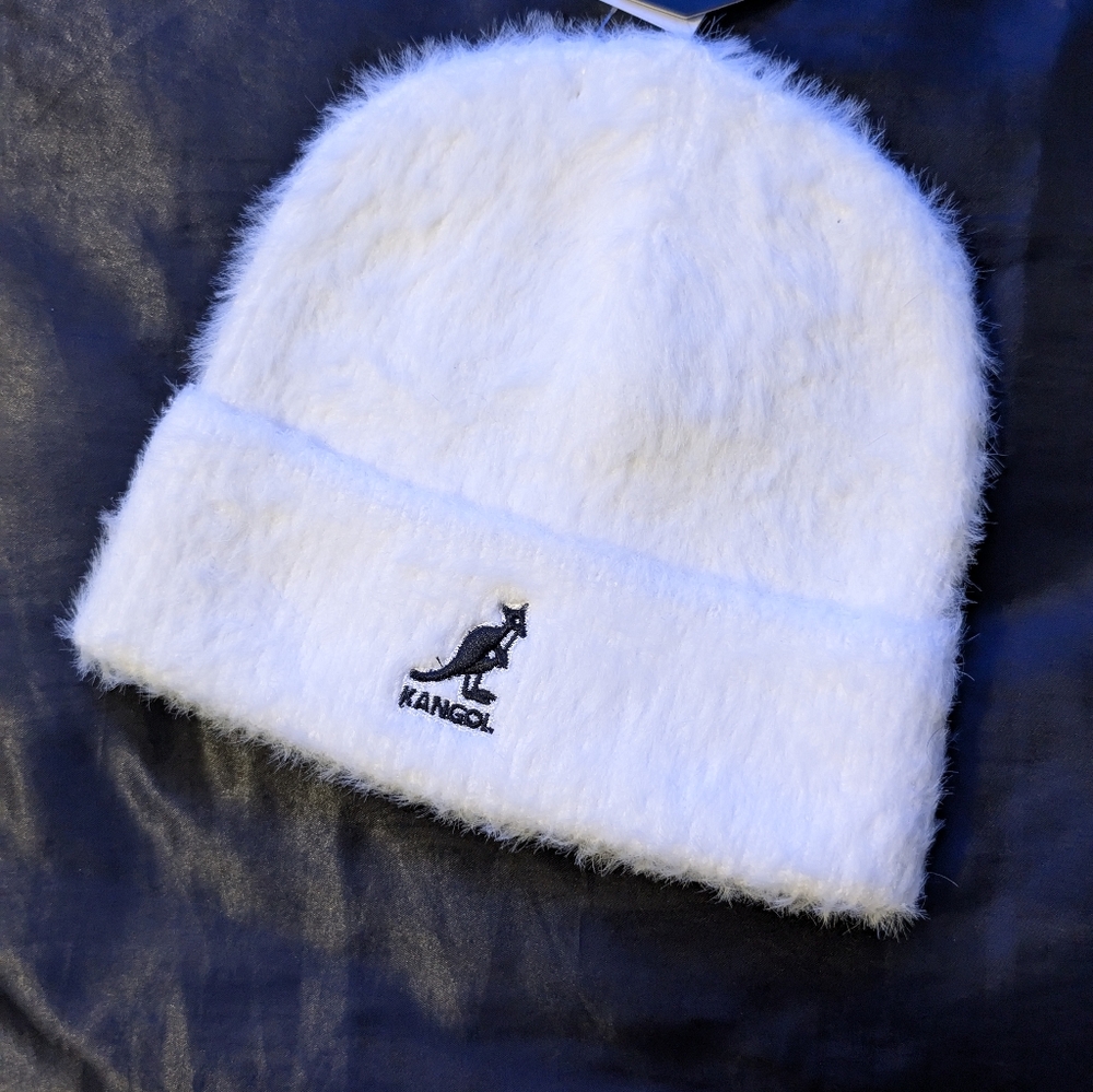 Kangol fuzzy beanie